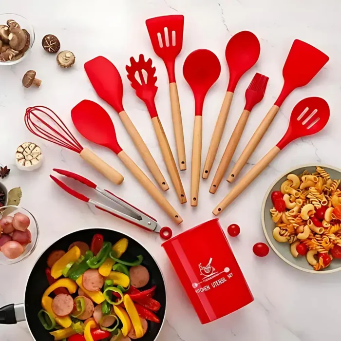 12 PCS Silicone Cooking Utensils Set