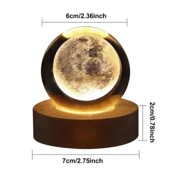 Crystal Ball Galaxy Night Light