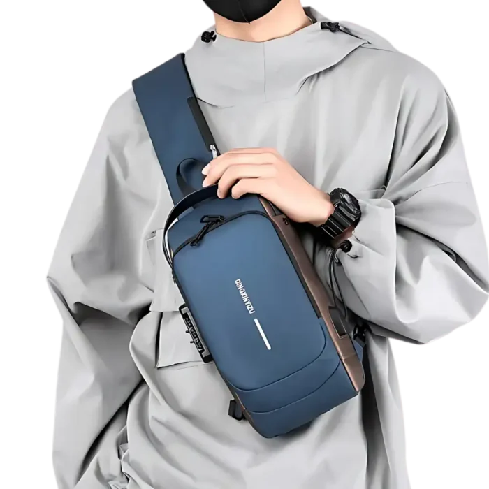 Anti-Theft Sling Bag with USB