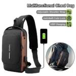 Anti-Theft Sling Bag with USB