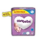 Canbebe Jumbo New Born Diaper No 1 2-5kg, 84-Pack