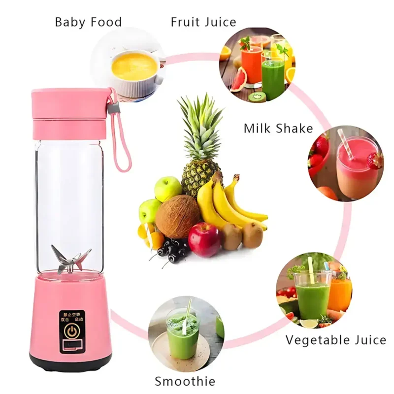 USB Chargeable Juicer Blender 380ml