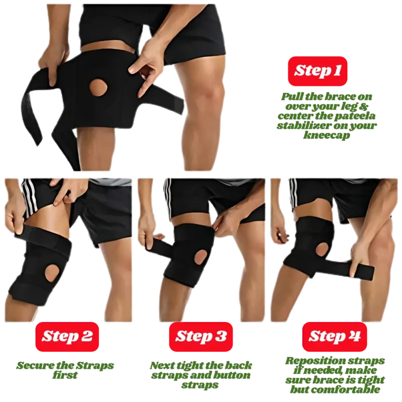 Knee Brace With Open Patella Support