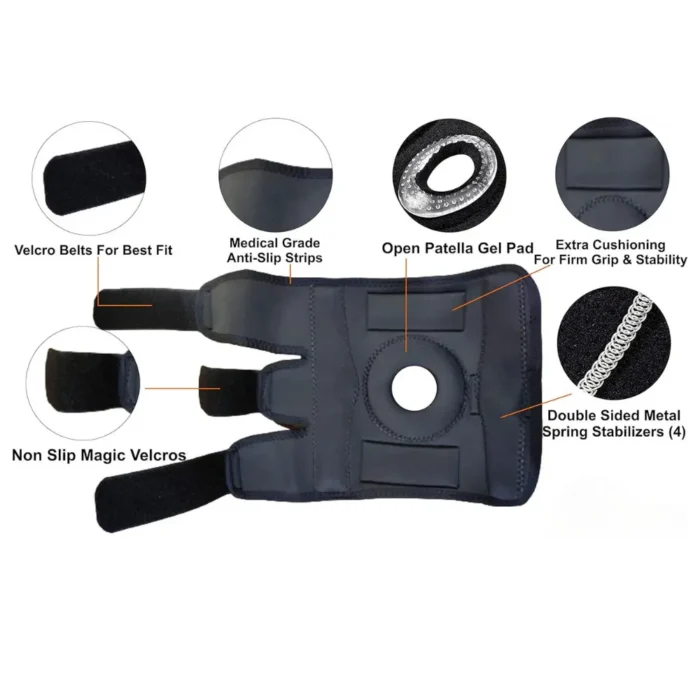 Knee Brace With Open Patella Support